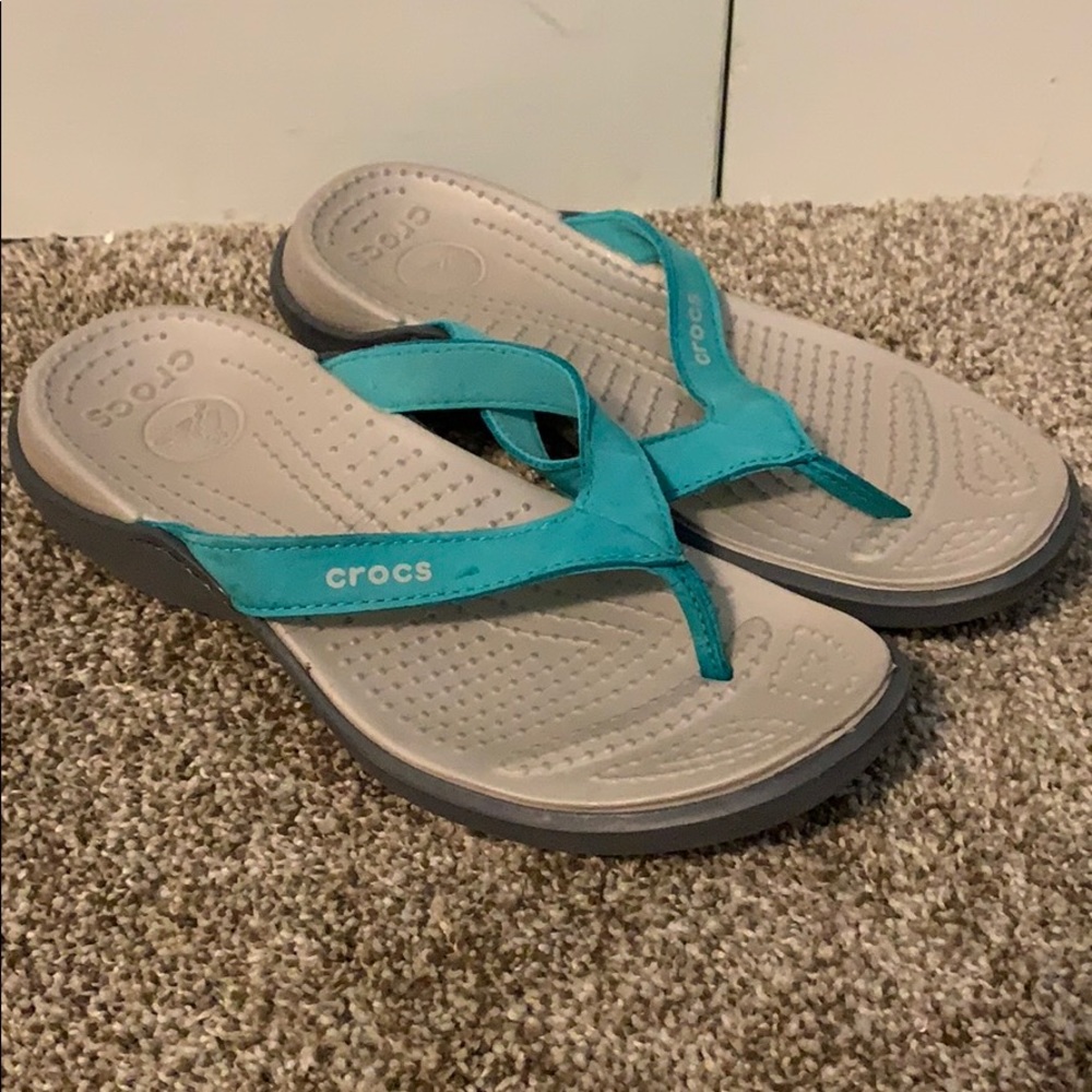 Crocs flip flops